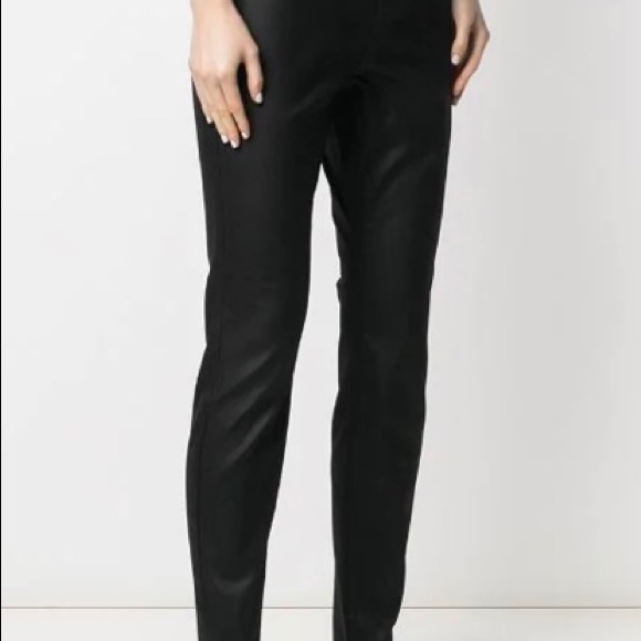 Eileen Fisher Black Denim Sheen Jeans Jeggings S - Picture 11 of 14